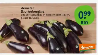 tegut Demeter bio-aubergine Angebot