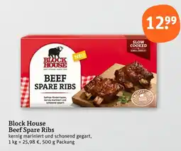 tegut Block house beef spare ribs Angebot