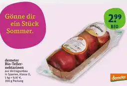 tegut Demeter bio-tellernektarinen Angebot