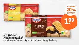 tegut Dr. oetker kuchensnacks Angebot