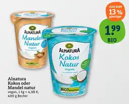 tegut Alnatura kokos natur Angebot