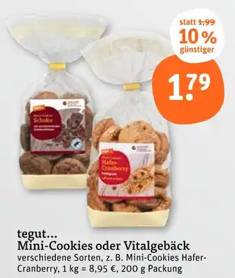tegut Tegut... mini-cookies Angebot