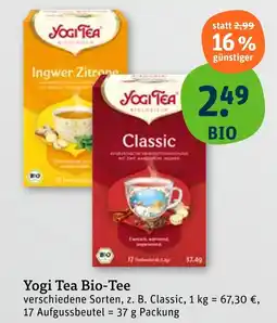 tegut Yogi tea bio-tee classic Angebot