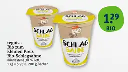 tegut Tegut... bio-schlagsahne Angebot