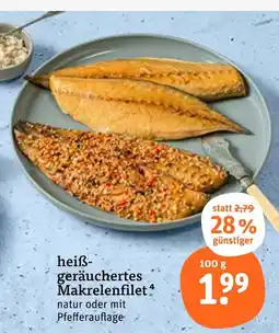 tegut Heiß-geräuchertes makrelenfilet Angebot
