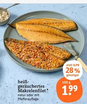 tegut Heiß-geräuchertes makrelenfilet Angebot