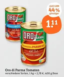 tegut Oro di parma tomaten stückig Angebot