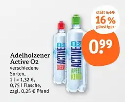 tegut Adelholzener active o2 Angebot