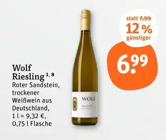 tegut Wolf riesling Angebot