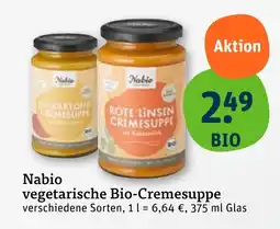 tegut Nabio vegetarische bio-cremesuppe Angebot