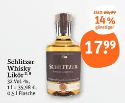 tegut Schlitzer whisky likör Angebot