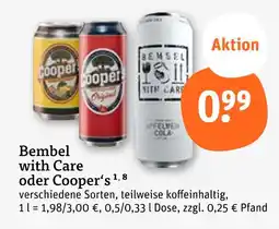 tegut Bembel with care oder cooper‘s apfelwein Angebot