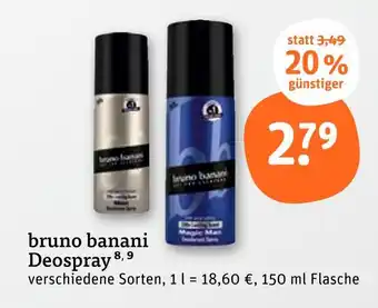tegut Bruno banani deospray Angebot