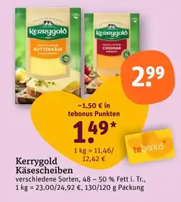 tegut Kerrygold käsescheiben Angebot