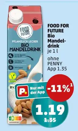 PENNY Food for future bio mandeldrink Angebot