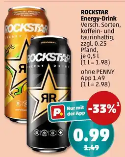 PENNY Rockstar energy-drink Angebot