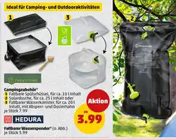 PENNY Trekstone oder hedura campingzubehör oder faltbarer wasserspender Angebot
