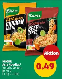 PENNY Knorr asia noodles chicken taste Angebot