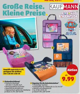 PENNY Kindersitzerhöhung oder organizer für die autorückenlehne Angebot