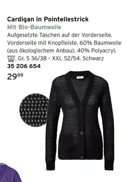 Tchibo Cardigan in pointellestrick Angebot