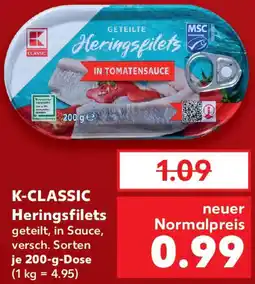 Kaufland K-CLASSIC Heringsfilets Angebot