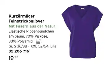 Tchibo Kurzärmliger feinstrickpullover Angebot