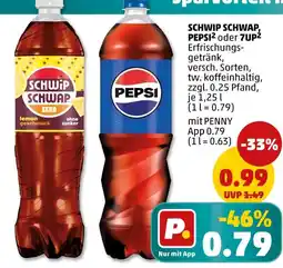 PENNY Schwip schwap schwip schwap, pepsi oder 7up Angebot