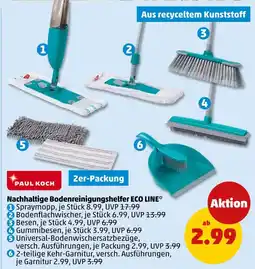 PENNY Paul koch nachhaltige bodenreinigungshelfer eco line Angebot