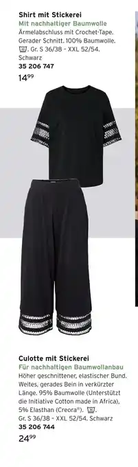 Tchibo Shirt mit stickerei Angebot