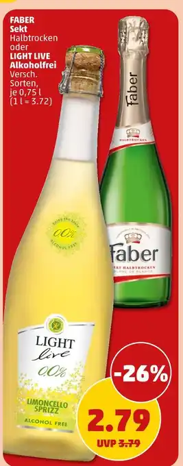 PENNY Faber oder light live sekt Angebot