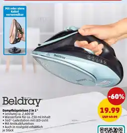 PENNY Beldray dampfbügeleisen 2 in 1 Angebot