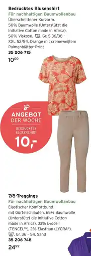 Tchibo Bedrucktes blusenshirt oder 7/8-treggings Angebot