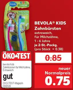 Kaufland BEVOLA KIDS Zahnbürsten Angebot