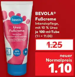 Kaufland BEVOLA Fußcreme Angebot
