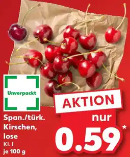 Kaufland Span./türk. Kirschen, lose Angebot