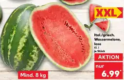 Kaufland Ital./griech. Wassermelone, lose Angebot