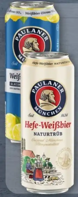 Aldi Nord Paulaner Hefe-Weißbier Naturtrüb Angebot