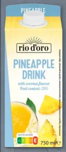 Aldi Nord rio d'oro Pine-Apple-Drink Angebot
