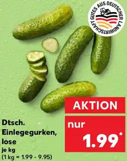 Kaufland Dtsch. Einlegegurken, lose Angebot