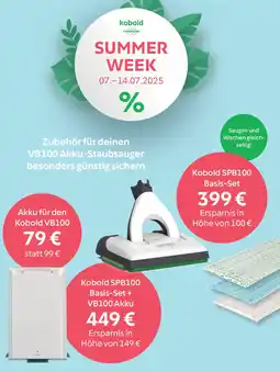 Vorwerk Kobold SPB100 Basis-Set + VB100 Akku Angebot