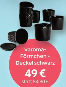 Vorwerk Varoma Förmchen + Deckel schwarz Angebot
