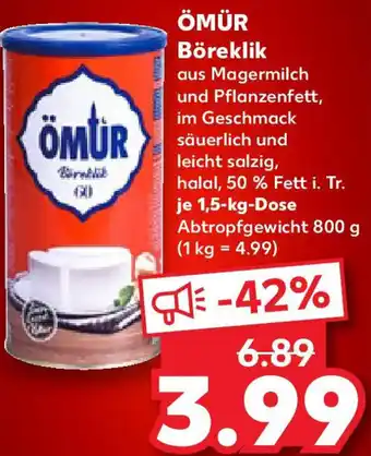 Kaufland ÖMÜR Böreklik Angebot
