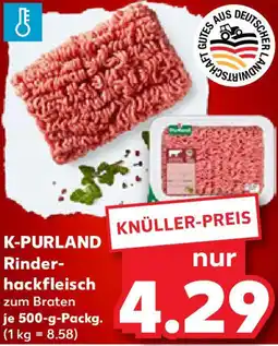 Kaufland K-PURLAND Rinderhackfleisch Angebot