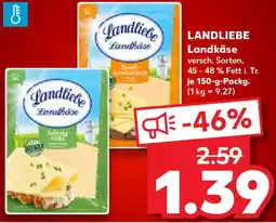 Kaufland LANDLIEBE Landkäse Angebot