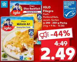 Kaufland IGLO Filegro Angebot