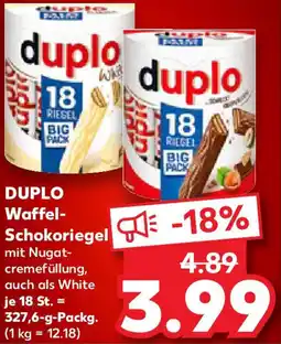 Kaufland DUPLO Waffel Schokoriegel Angebot