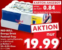 Kaufland RED BULL Energy Drink Festival-Tray Angebot