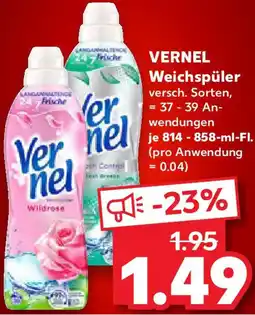 Kaufland VERNEL Weichspüler Angebot