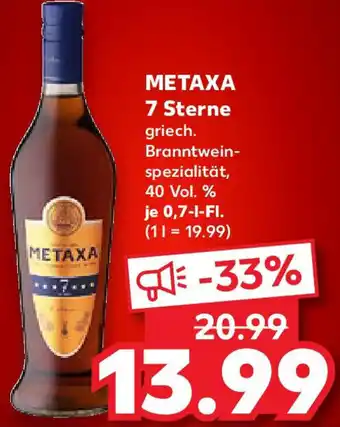 Kaufland METAXA 7 Sterne Angebot