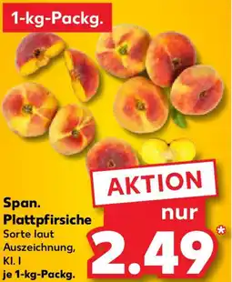 Kaufland Span. Plattpfirsiche Angebot